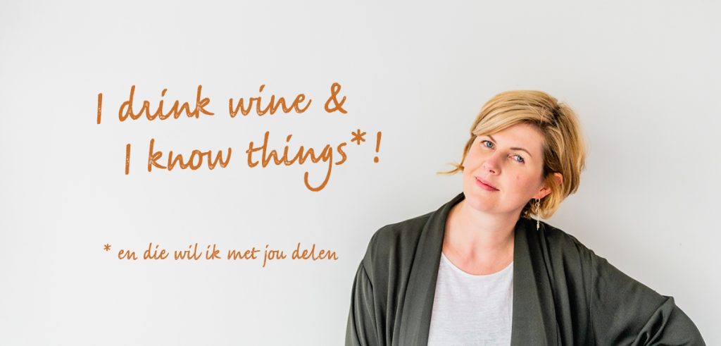Foto claire met I drink wine and I know things